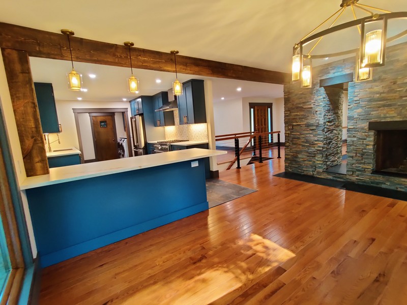 Kitchen remodel with contemporary detailing